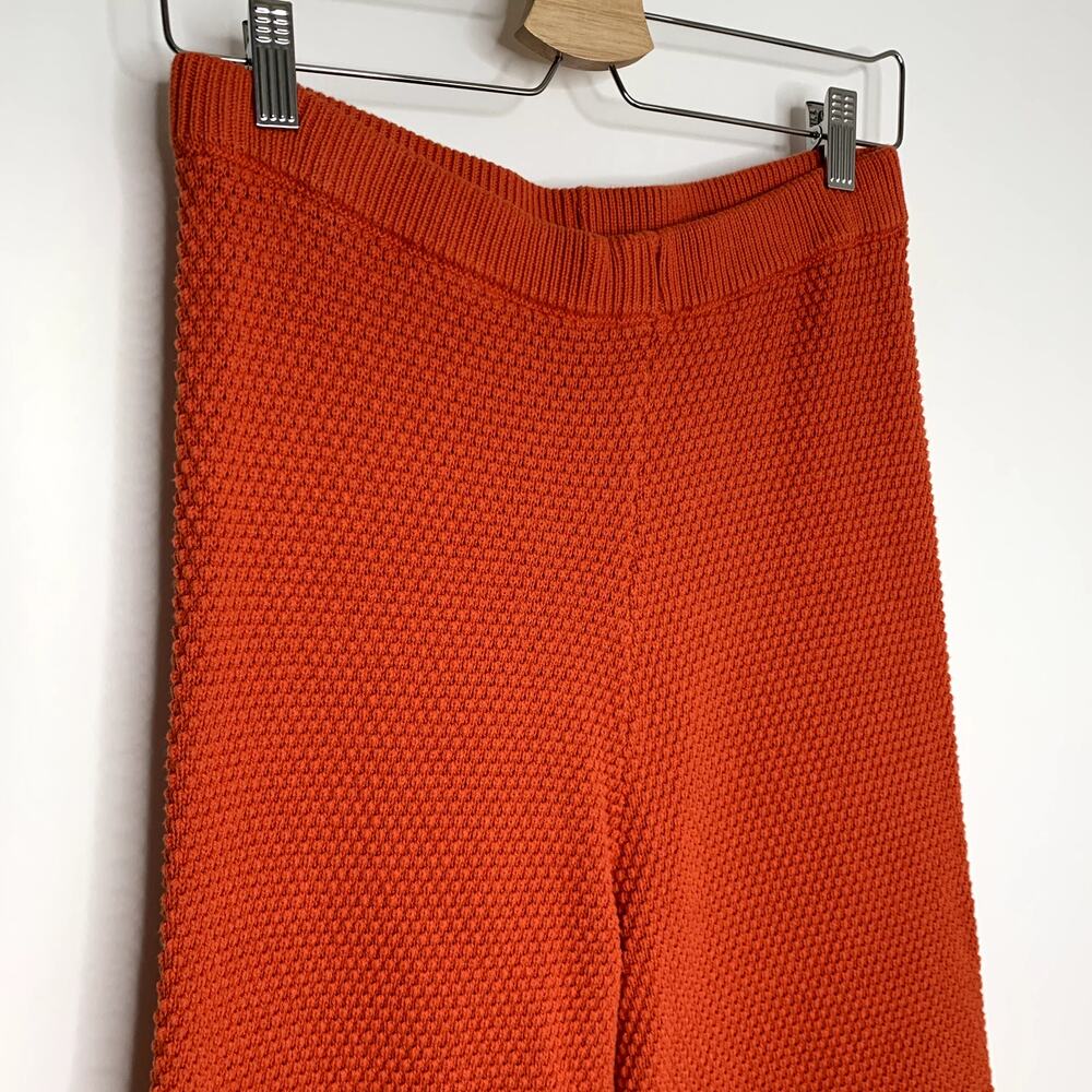 Free People Ribbed Knit Two-Piece Set in Rust - Picture 11 of 16